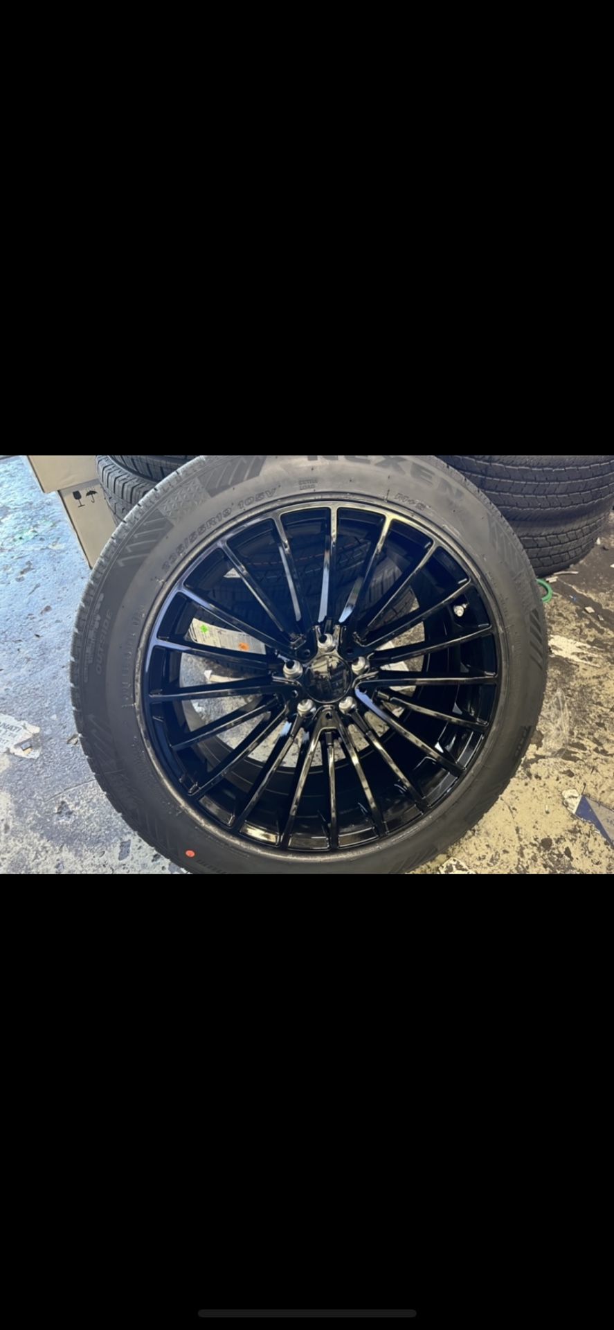 Mercedes Bglc Gle Glk Gla 19” New Amg Style New Rims New Tires Set Sample Pic On Customer Car