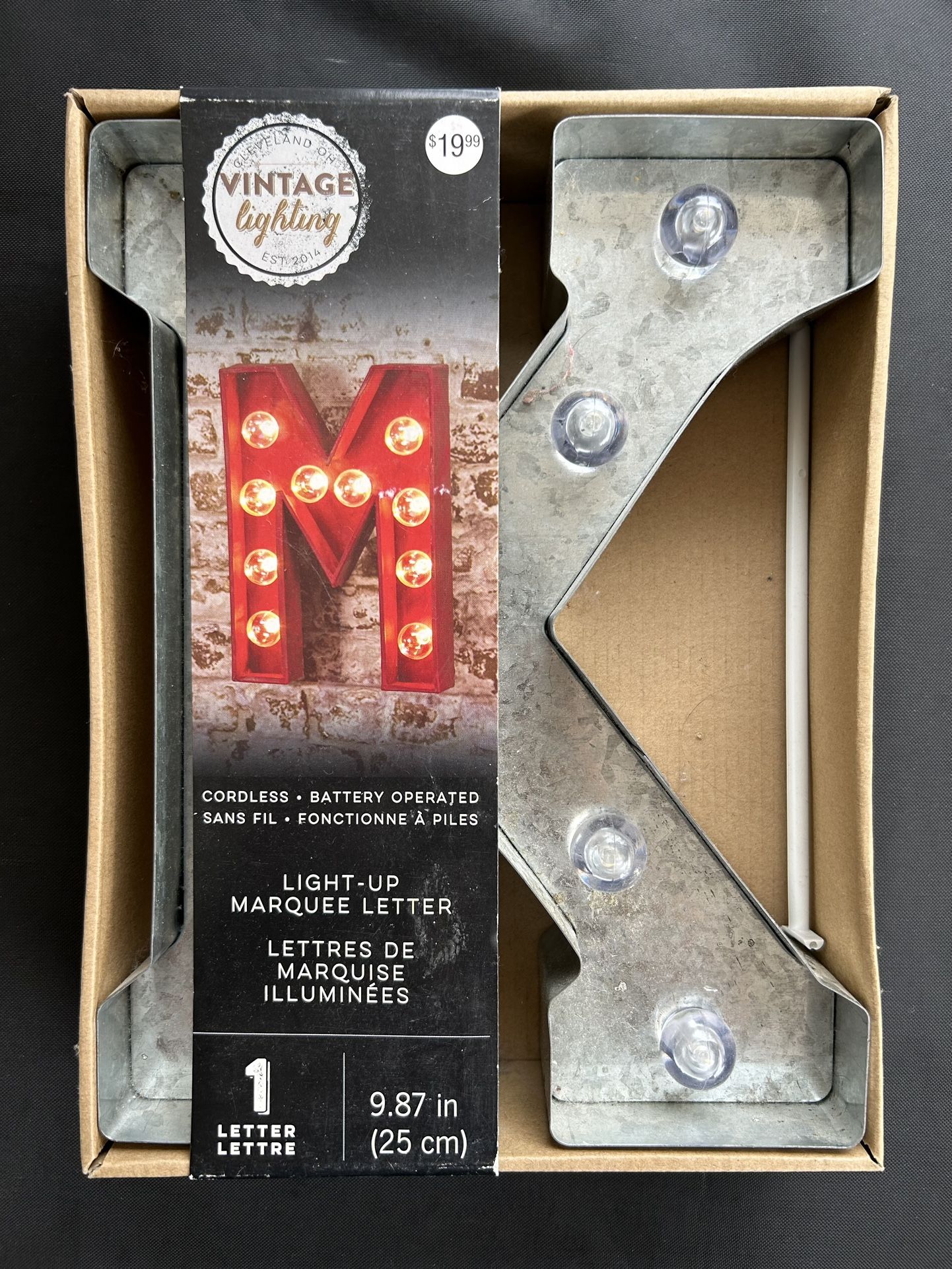 BRAND NEW VINTAGE LIGHT UP MARQUEE LETTER