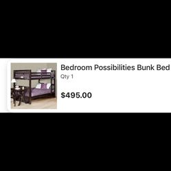 Gently Used Twin Bunk Bed