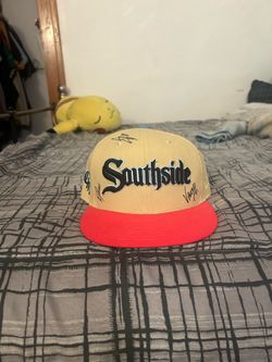 Signed white Sox hat