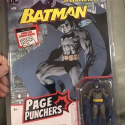 BATMAN & SUPERMAN PAGE PUNCHERS COMIC BOOKS W FIGURES Mcfarlane TOYS NEW