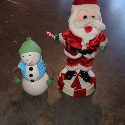 Snowman Santa Clause