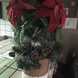 Fake Poinsettia Plant