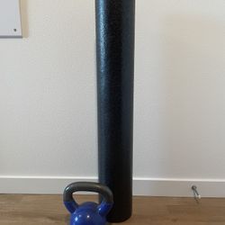 Kettlebell with Foam Roller
