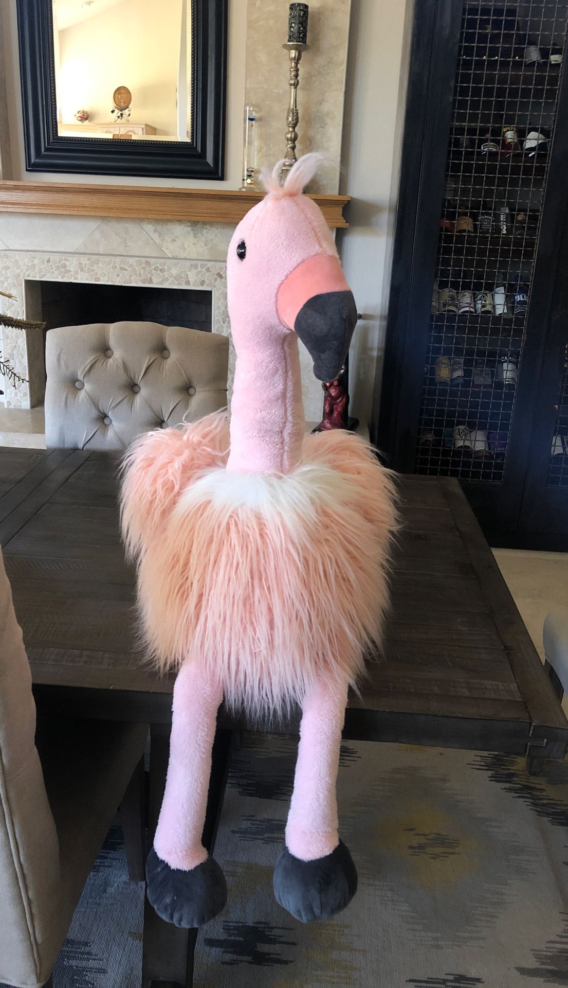 HUGFUN Plush Flamingo