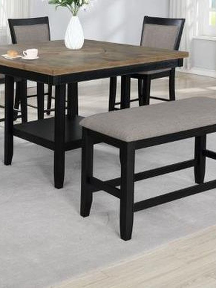 6 Pcs counter height dining table. Price firm. 2