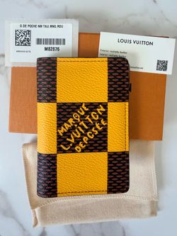 Louis Vuitton Pocket Organizer Yellow Damier Limited Edition M82876