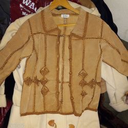 Carducci Buck Suede Leather Jacket