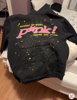 sp5der p*nk hoodie