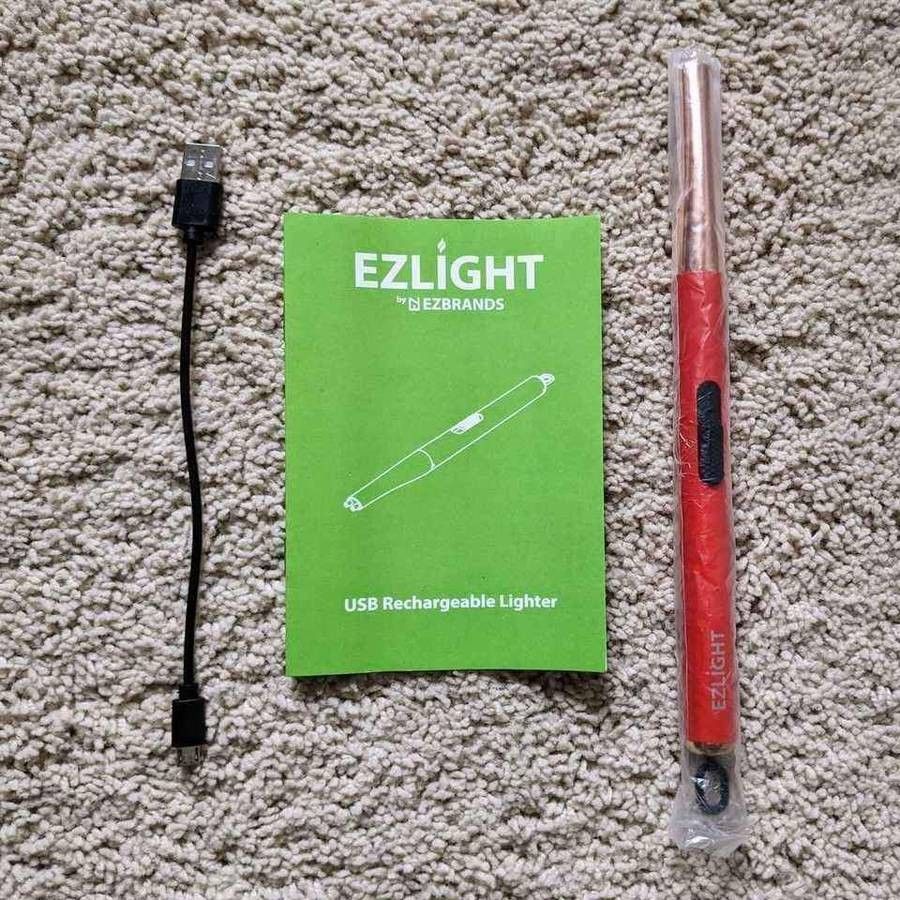 NEW EZlight USB rechargeable electric arc lighter with gift box
