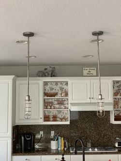 Rustic , galvanized metal Pendent lighting