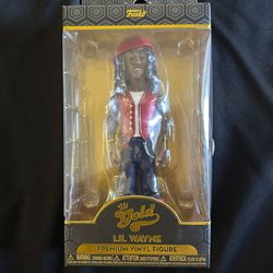 Funko Pop Lil Wayne Premium Vinyl 5 Inch Figure Gold 