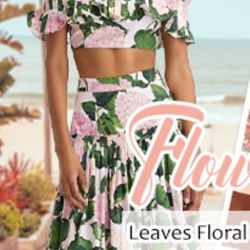 Large 3 Piece Floral  One Piece Swimsuit with Beach Cover up Wrap Skirt Sarong Retro Floral Print Bikini Set 3 Piece Bathing Suit