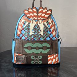 Marvel Disney Loungefly Black  Panther Wakanda Forever Mini Backpack Brand New