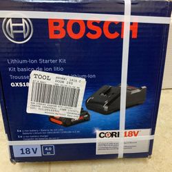 Bosch GXS18V-15N15 CORE18V Starter Kit - (1) Core Battery (4ah)
