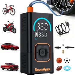 Brand New BoomApex Portable Tire Inflator - Fast & Compact!