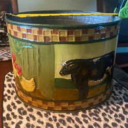 Cow Decorative Bucket