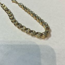 14k Yellow Gold Bracelet #110054-1 MJ
