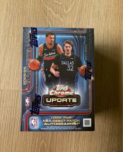 2025 Topps Chrome Update Basketball Blaster Box New Factory Sealed