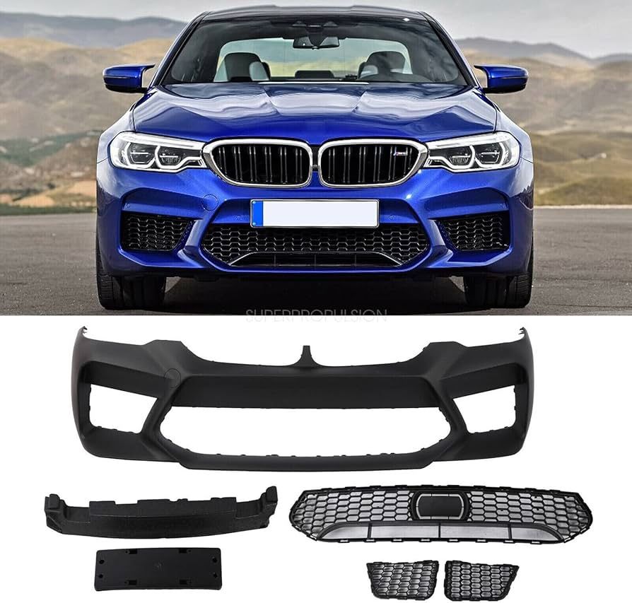PENSUN F90 M5 Style Bumper W/O PDC Fit for 2017-2020 G30 BMW 5 Series 530i 530e 540i