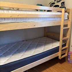 IKEA bunk bed with  mattress