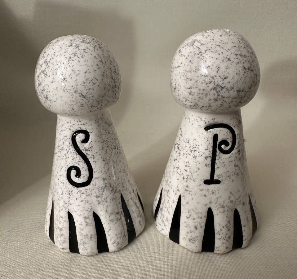 The Nightmare Before Christmas Sculpted Ceramic Salt & Pepper Shakers