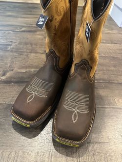 Tony Lama Steel Toe Western Cowboy Boots  Men’s Size 13D