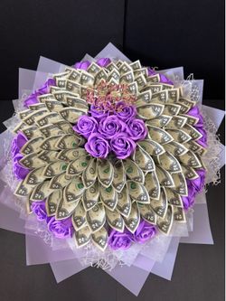 Money flower bouquet