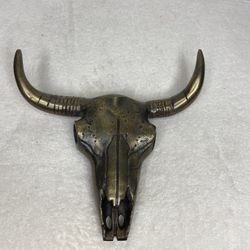 Aluminum Bull Head Wall Mounted Bull Head Sculpture Wild Animal Head Wall Art!!!$15