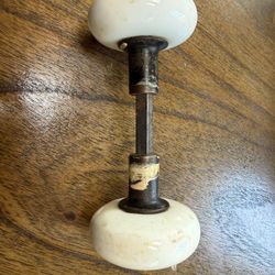 Antique White Doorknob 