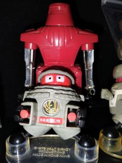 Vintage all original 1970s 1979 mego DISNEY black hole action figures OLD BOB robots droids