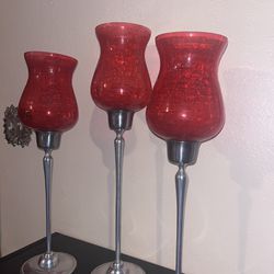 Long Stem Candle Holders