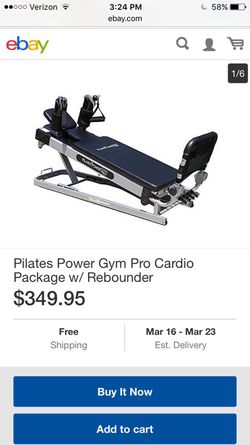 New Pilates Power Gym Pro Cardio Package w/ Rebounder for Sale in