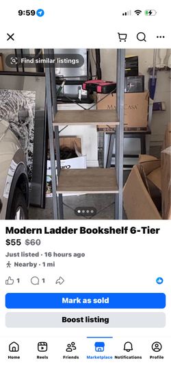 Farmhouse brown and black shelf