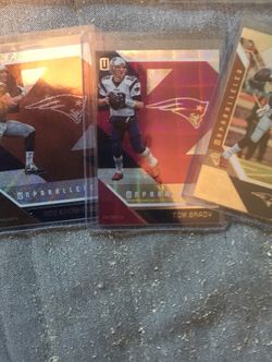 TOM BRADY INSERT LOT W/PRIZM BLACK 1