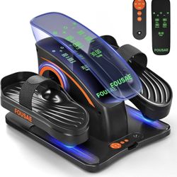 Under Desk Elliptical - 6 Adjustable Resistance & 15 Speeds Leg Exercise Machine