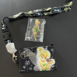 New Tinker Bell Coin Bag Lanyard