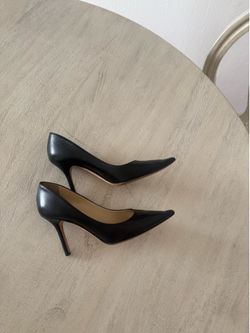 Jimmy Choo Romy 85 Black Kid Leather Pointy Toe Pumps EU 36 US 6