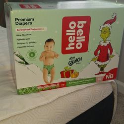 76 Newborn Diapers Hello Bello Brand New In Box