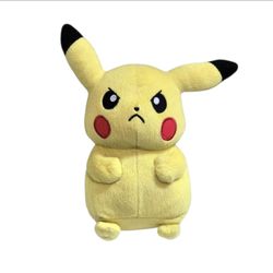 Nintendo TOMY Angry Pikachu Pokémon Plush 8" Stuffed Animal Pokemon Rare