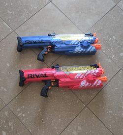 2 Nerf Rival Nemesis Motorized Blaster Gun