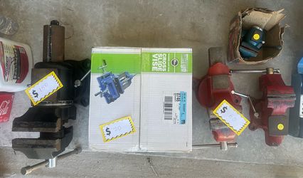 Various bench vises