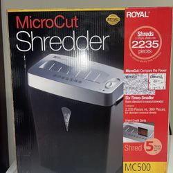 The Royal MC500 Microcut Shredder