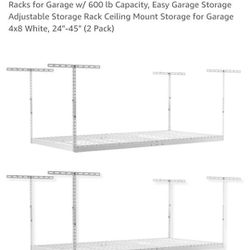 SafeRacks Overhead Garage Storage Racks X2