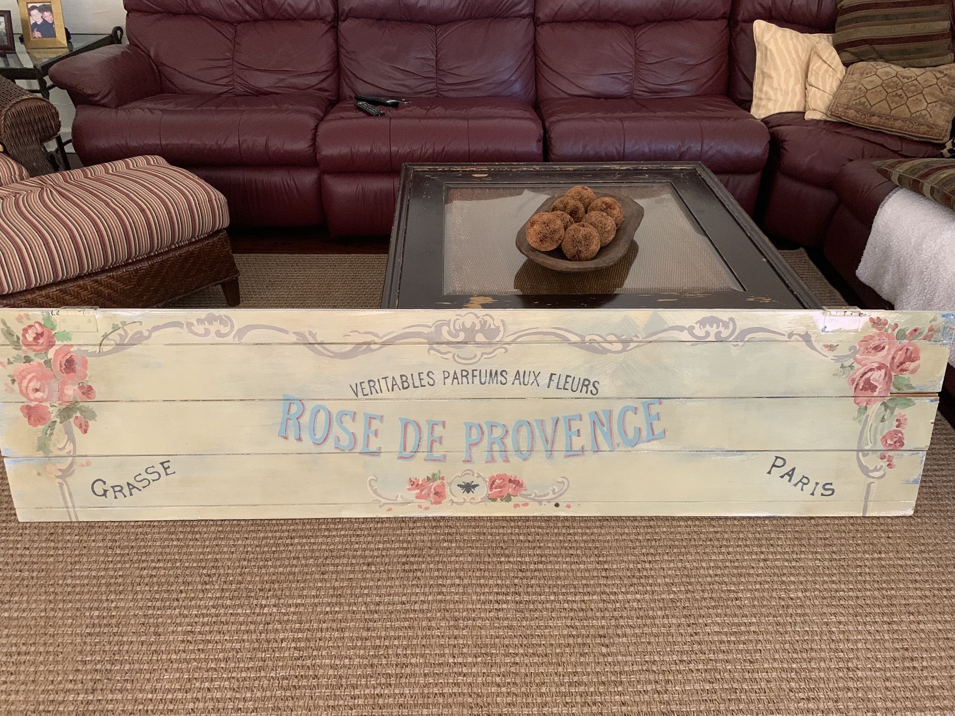 French Country Wood Painted Art