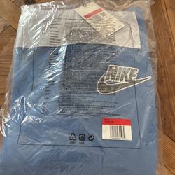 Supreme Nike Half Zip Hooded Sweatshirt Blue SS21