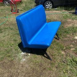 Dinner style furniture 2 tables 5 double sided benches and 3 wall benches