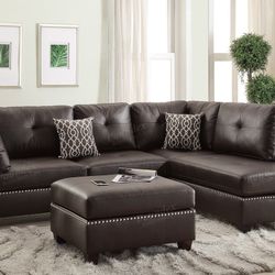 Espresso Couch Sofa