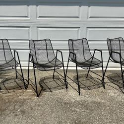 Rare Vintage Mid Century Woodard Armchairs