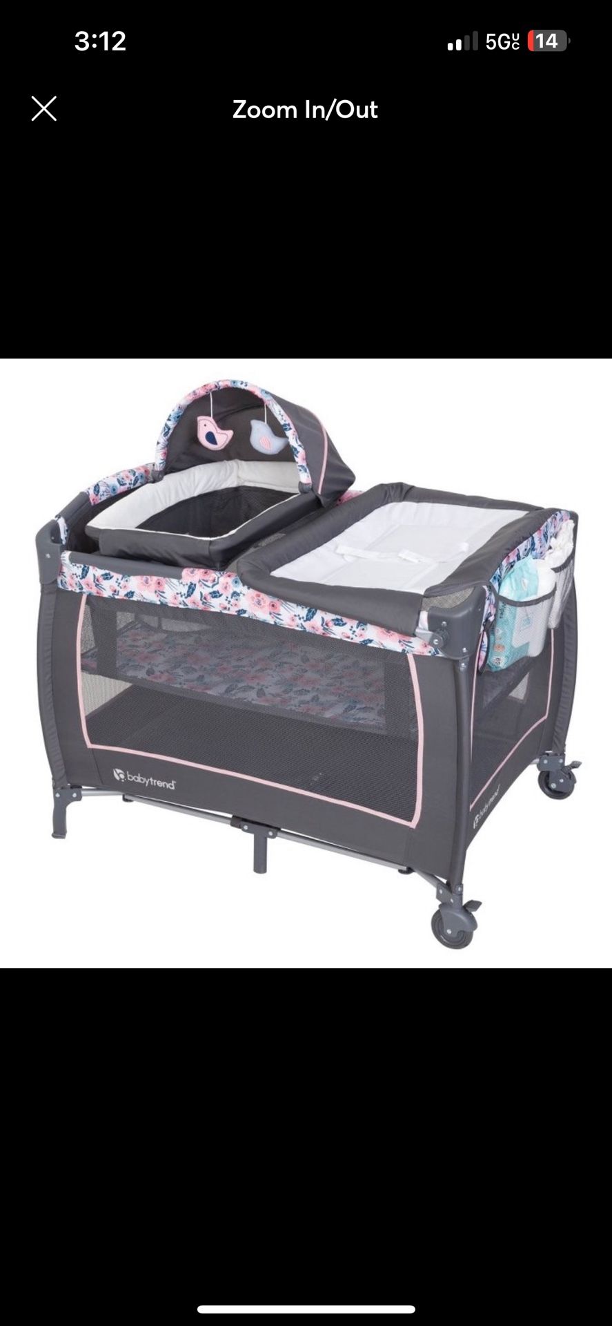Baby Trend Lil Snooze Deluxe II Nursery Center